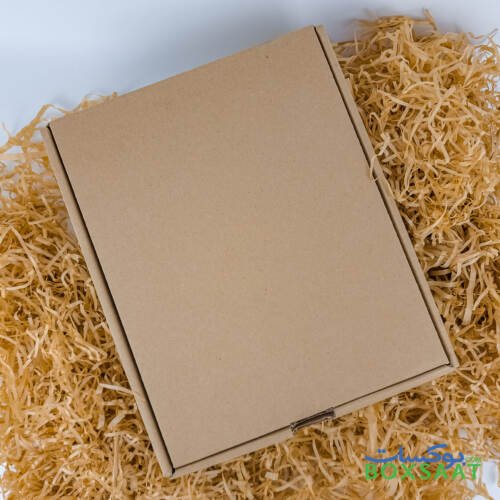 Corrugated Boxes - Plain Lid - Self Lock Foldable Box - 27.5Lx22Wx7H 3 Corrugated Box with Plain Lid - Vertical Model - Size 22Wx27.5Lx7H