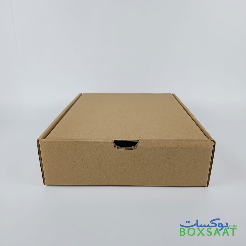 Corrugated Box with Plain Lid - Vertical Model - Size 22Wx27.5Lx7H