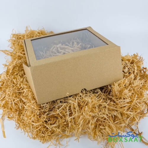 Corrugated Box - Top PVC Lid - Self Lock Foldable Box - 20Lx24Wx10H 5 Corrugated Box with PVC Lid - Size 24Wx20Lx10H