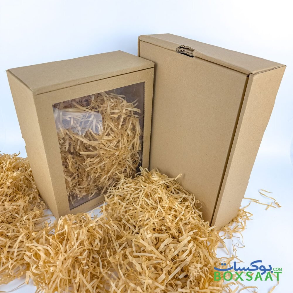 Corrugated Box with Plain Lid and PVC Lid Model - Different Sizes