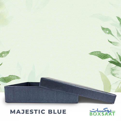 Special Paper Empty Gift Boxes - Medium Size - 20Lx18Wx4H cm - Minimum Qty 25 - 10AED Box 2 Top-Bottom-Empty-Chocolate-Gift-Box-Horizontal-Square-Model-Majestic-Blue-Medium-Size