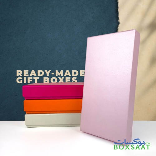 Special Paper Empty Gift Boxes - Medium Size - 10Lx20Wx3H cm - Minimum Qty 25 – 8AED Box 2 Ready-made-chocolate-gift-boxes-four-colors