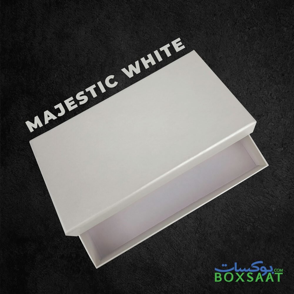 Ready-made-chocolate-gift-box-top-view-lid-open-off-white-color