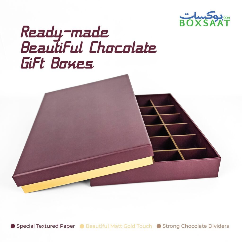 24pcs Empty Chocolate Gift Box