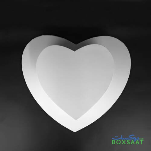 Valentine's Day Heart-Shaped Gift Box - Small | Medium | Large - Red | White | Black 6 white color heart shape boxes small and medium size