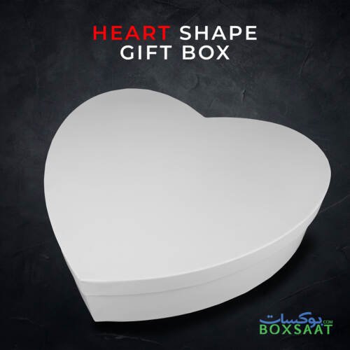 Valentine's Day Heart-Shaped Gift Box - Small | Medium | Large - Red | White | Black 5 valentines day heart shape empty gift boxes medium size