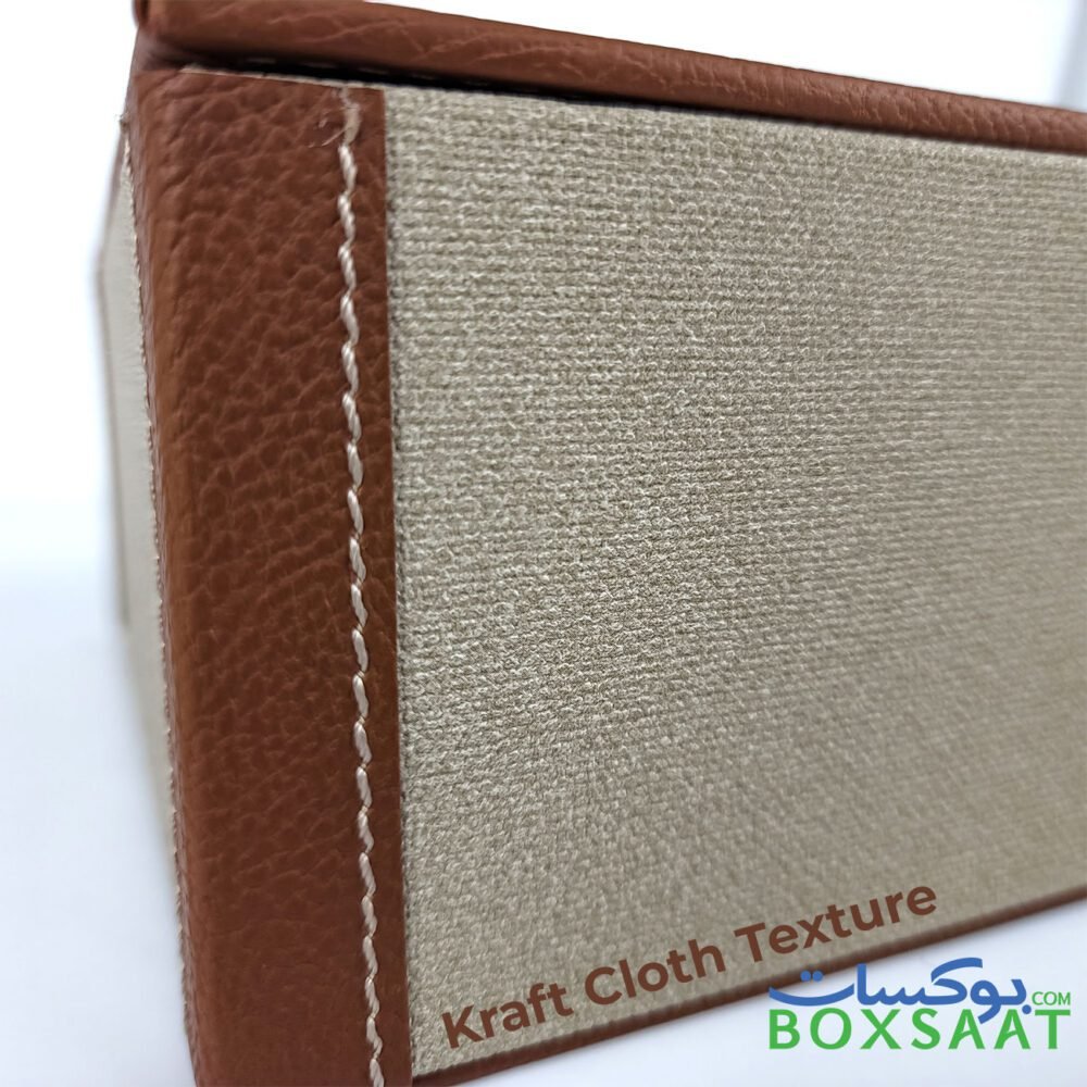 Kraft Cloth Beautiful Texture on PU Leather