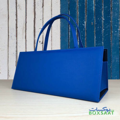 Leather Bag With Inside Black Velvet