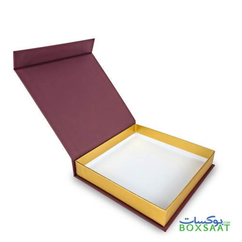 Center Cup Gold Wrapped On Magnetic Box
