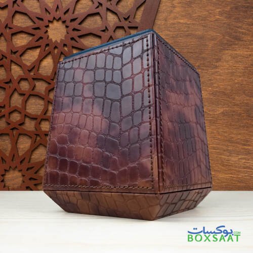 Luxury Bakhoor Burner - Oud Burner - Croco PU Leather 5 crocodile texture luxury pu leather oud burner