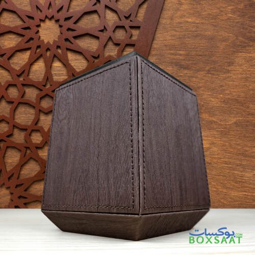 Luxury Bakhoor Burner - Oud Burner - Wooden PU Leather 6 beautiful wooden texture oud burner