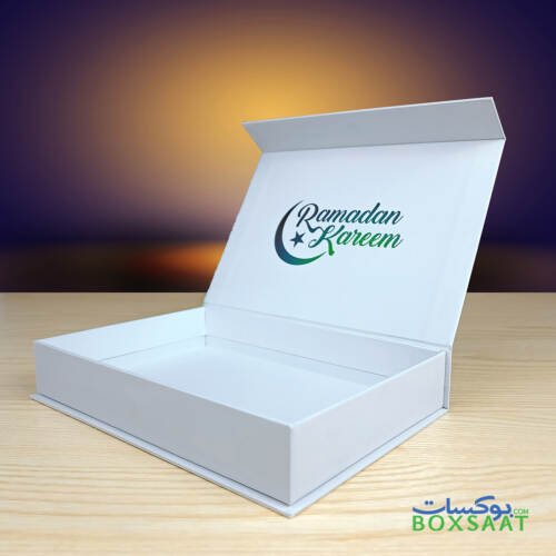 Ramadan Kareem Gift Box - Sweets and Dates Empty Box - Minimum Qty 25 - 15 AED Box 2 Ramadan Kareem Gift Box Empty Inside