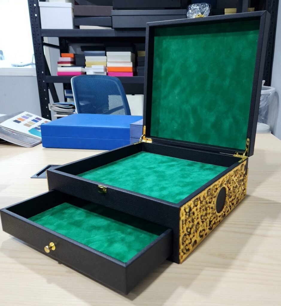 Best PU Leather Box Manufacturer and How we make them? 2 beautiful high quality PU leather gift box manufacturer