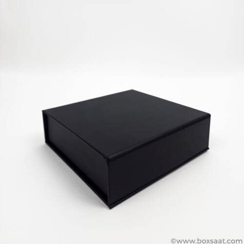 Chocolate Box - 9 Pcs - 5 Colors - Magnetic Flap Model - Minimum Qty 10 16 Chocolate Box - Magnetic Flap Model - Black Color - 9pcs - Closed