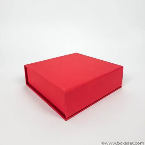 Chocolate Box - 9 Pcs - 5 Colors - Magnetic Flap Model - Minimum Qty 10 11 Chocolate Box - Magnetic Flap Model - Red Color - 9pcs - Closed