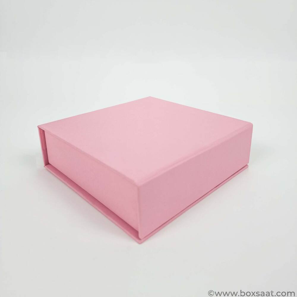 Chocolate Box - Magnetic Flap Model - Pink Color - 9pcs - Closed