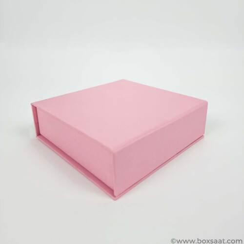 Chocolate Box - 9 Pcs - 5 Colors - Magnetic Flap Model - Minimum Qty 10 3 Chocolate Box - Magnetic Flap Model - Pink Color - 9pcs - Closed