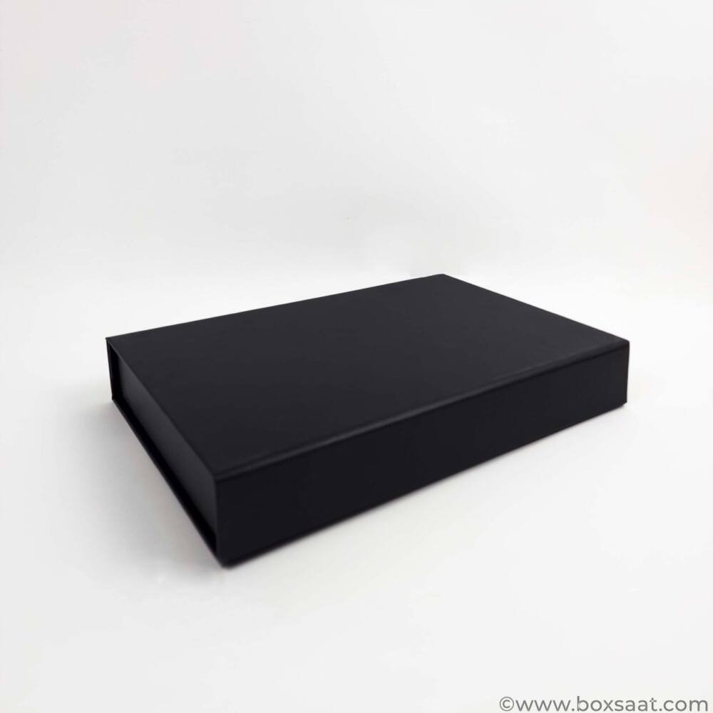 Chocolate Box - Magnetic Flap Model - Black Colors- 24pcs - Closed