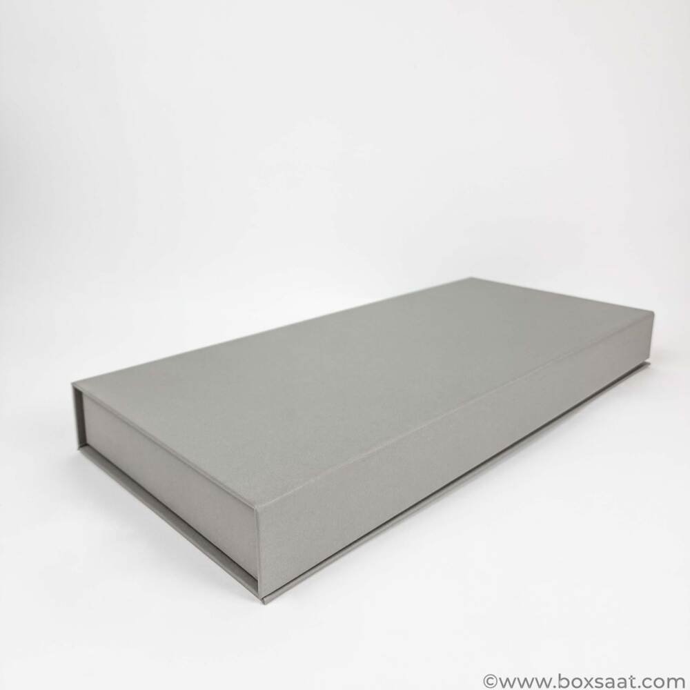 Chocolate Box - Magnetic Flap Model - Grey Color - 36pcs - Closed
