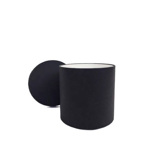 Round Box - Black Color - 5 Sizes - Minimum Qty 10 5 Flower Round black box with lid 15 dia