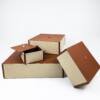 luxury leather box made with PU leather. Available in 4 different sizes - High quality corporate gifts. Luxury Leather Boxes Empty Gift Boxes Ready Made