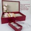 Luxury PU Leather Wedding Gift Box - With Money Box 4 wedding money box صندوق المال الجلد لحفلات الزفاف