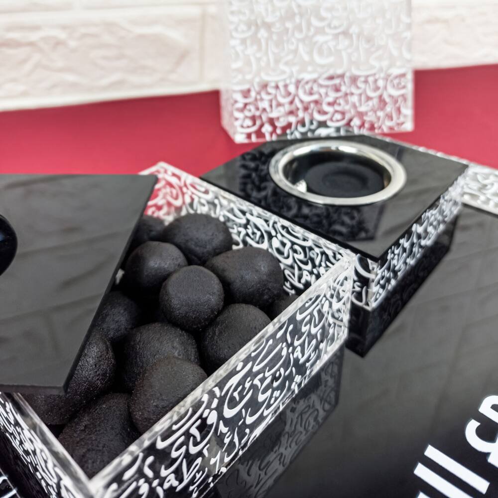 customizable Bakhoor Oud Burners made with acrylic