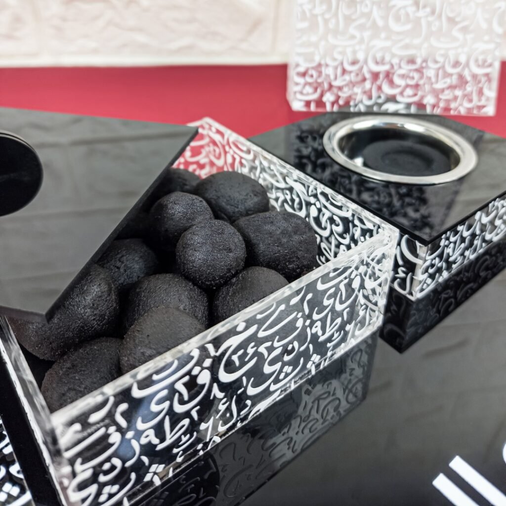 Customized Gift Boxes in UAE – Premium Bespoke Packaging by Boxsaat 1 customizable Bakhoor Oud Burners made with acrylic-customized gift boxes