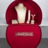PU Leather Jewelry Display Case - 25L x 58W x 40.5H cm 5 Round jewellery Display Case round jewelry display case