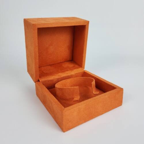 mdf and suede made jewelry bangle box