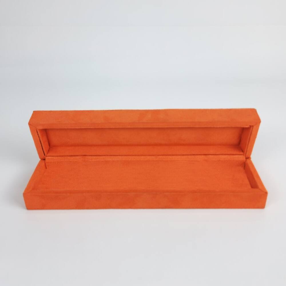 mdf and suede made jewelry bracelet box