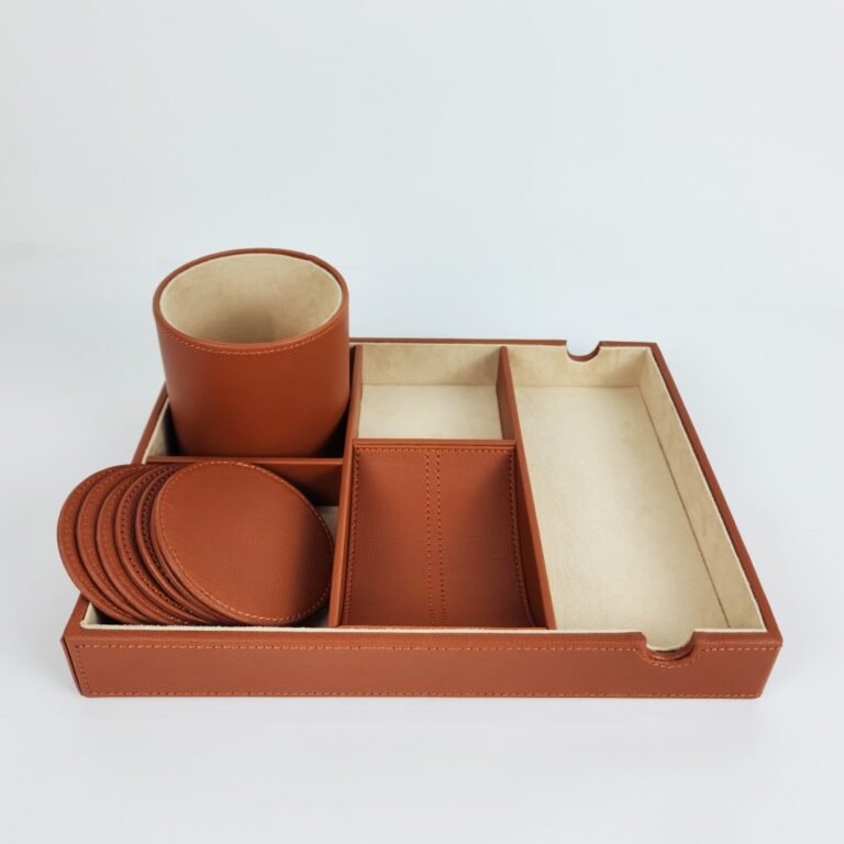 Corporate Gifts in Dubai 3 leather desk organizer Corporate Gifts Dubai