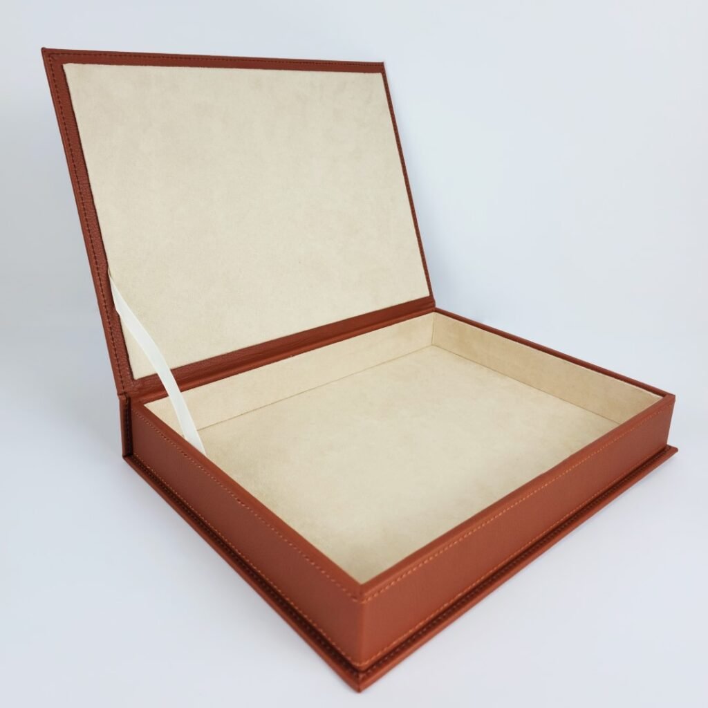 empty leather box Luxury Leather Boxes