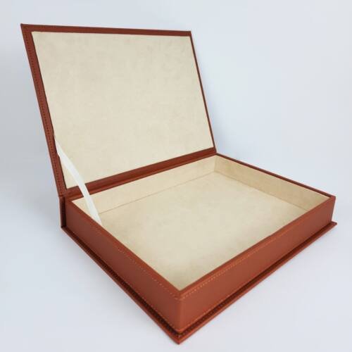 empty leather box Luxury Leather Boxes