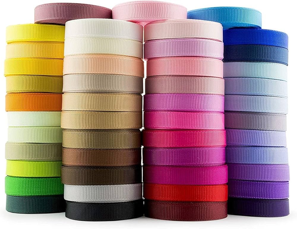 gross grain ribbons 1inch size different colors available