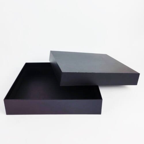 Top Bottom Rigid Box - 3 Colors - 24.2L x 31W x 6.1H cm - Minimum Qty 10 3 black Top Bottom Model Rigid gift box