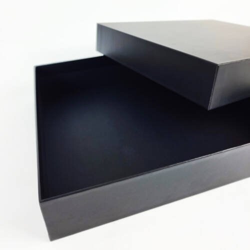 Top Bottom Rigid Box - 3 Colors - 24.2L x 31W x 6.1H cm - Minimum Qty 10 4 black Top Bottom Model Rigid gift box