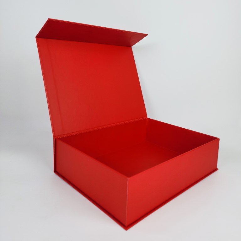 Red Magnetic flap model rigid box Red Magnetic flap model rigid box