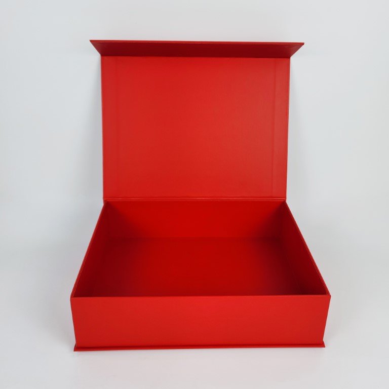 Red Magnetic flap model rigid box Red Magnetic flap model rigid box
