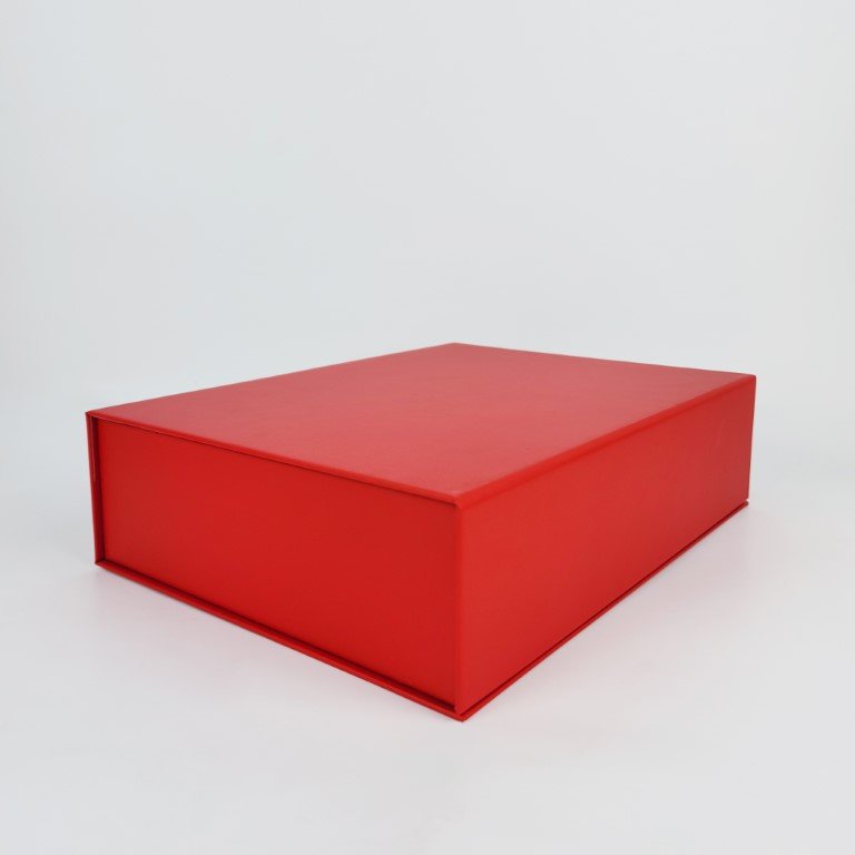Red Magnetic flap model rigid box Red Magnetic flap model rigid box