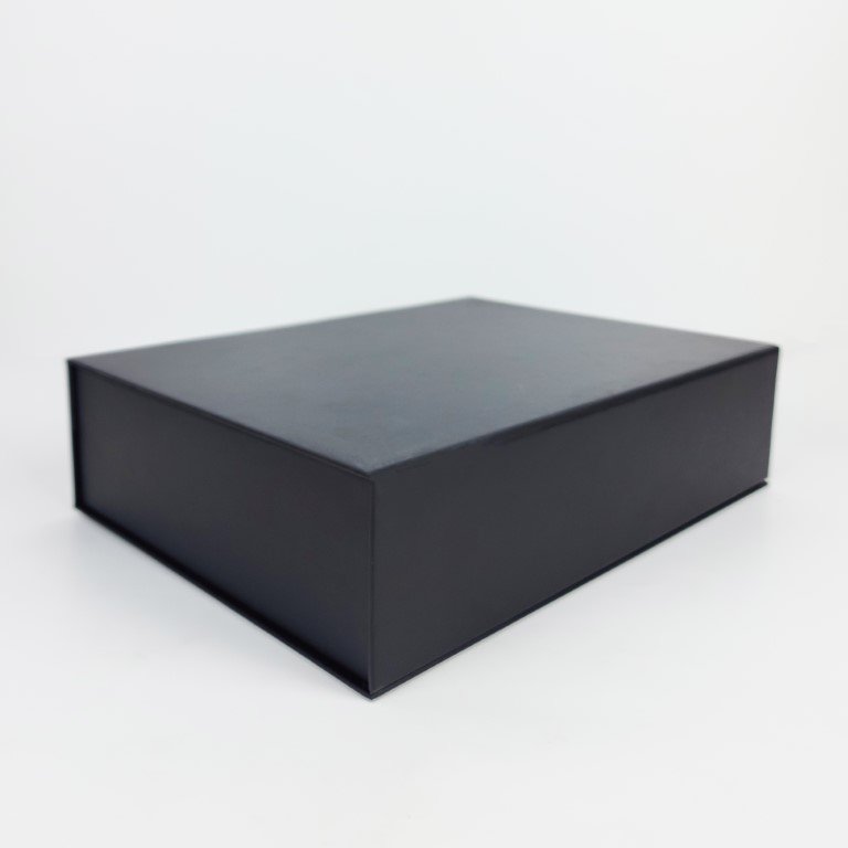 Black Magnetic flap model rigid box Black Magnetic flap model rigid box