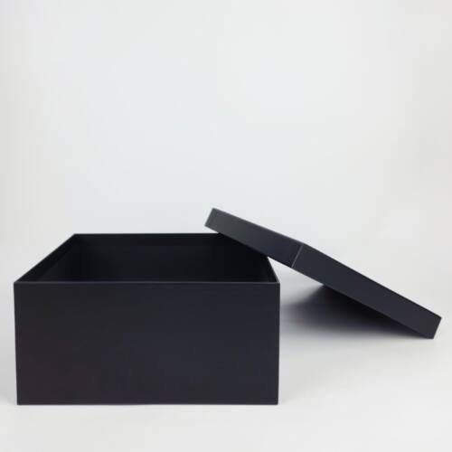 Top Bottom Rigid Box - 3 Colors - 22L x 26.9W x 13H cm - Minimum Qty 10 2 Black Rigid gift box Empty Gift Boxes Ready Made