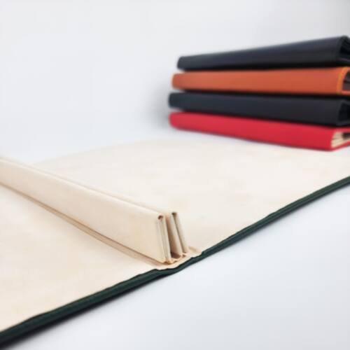 A4 Menu Holder - PU Leather & Velvet - 4 Colors 3 menu holder for restaurant is made of PU leather and velvet