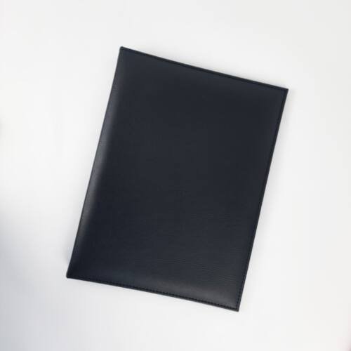 VVIP Certificate Holder + Display – PVC Material – Black Color 2 menu holder for restaurant is made of PU leather and velvet