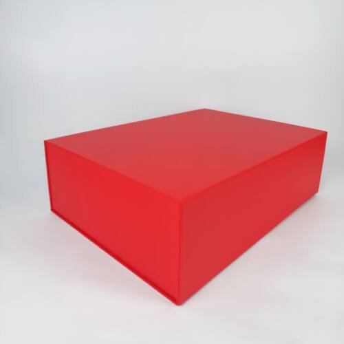 Large Size Magnetic Flap Foldable Box - 3 Colors - 30.7L x 42.7W x 13H cm - Minimum Qty 10 10 Magnetic Flap Foldable Box for Gifting