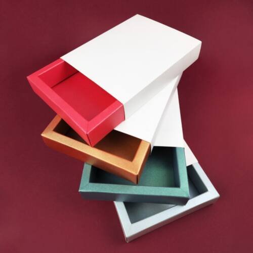 cardboard box or food board boxes in drawer style