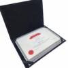 A4 Certificate Folder – PU leather & Velvet – 4 Colors 8 Premium PU Leather Certificate Folder PVC leather boxes