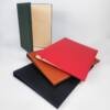 Leather Menu Folder made of PU leather and velvet