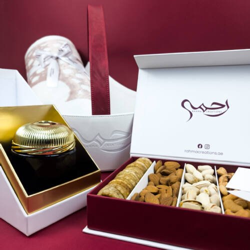 Customized Corporate Gift Boxes Dubai gift - Eid ul-Adha Gift Pack hamper-Luxury Leather Gift Box