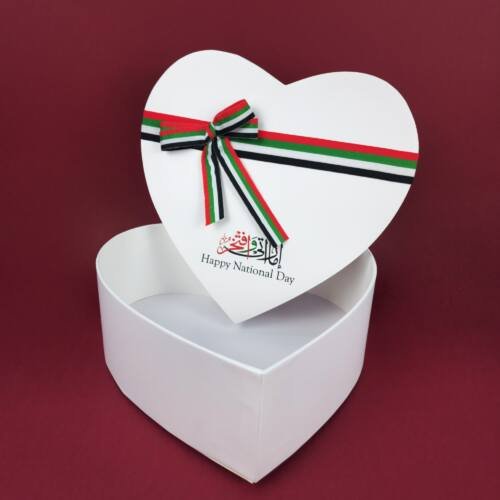 UAE National Day Theme Heart-Shaped Gift Box UAE National day theme Boxes